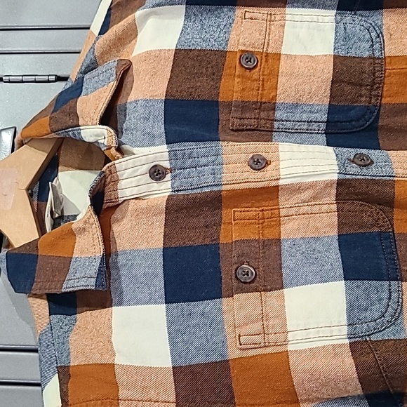 Duluth Training Co. Women's Cotton Plaid Butter-Up Top Size X-Small - Picture 4 of 13